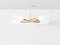 Vintage Brass and Opalin Glass Hanging Light by Max Ingrand for Fontana Arte, 1955 8