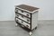 Small Chest of Drawers in Walnut and White, 1960s 4