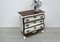 Small Chest of Drawers in Walnut and White, 1960s, Image 2