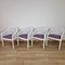Italian Bentwood and Viannese Braid Chair, 1970s, Set of 4 2