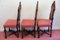 Vintage Victorian English Oak Dining Chairs, 1880, Set of 6 21