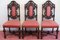 Vintage Victorian English Oak Dining Chairs, 1880, Set of 6, Image 3