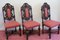 Vintage Victorian English Oak Dining Chairs, 1880, Set of 6 16
