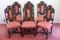 Vintage Victorian English Oak Dining Chairs, 1880, Set of 6 2