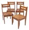 Vintage Chairs by Guillerme & Chambron, Set of 4 1