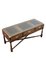 Vintage Oak and Brass Military Campaign Coffee Table 1