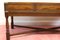 Tavolino da caffè vintage in quercia e ottone, Immagine 4