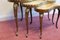 Marble and Brass Nesting Tables, Set of 3 7