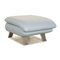 Leather Stool in Blue by Koinor Rossini, Image 1