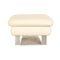 Leather Stool in Cream from Koinor Rossini 7