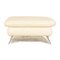 Leather Stool in Cream from Koinor Rossini 6