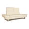 Zwei-Sitzer Sofa aus cremefarbenem Leder von Koinor 3