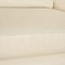 Two-Seater Sofa in Cream Leather from Koinor 4