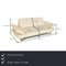 Two-Seater Sofa in Cream Leather from Koinor 2