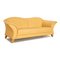 Cremefarbenes 2-Sitzer Sofa aus Leder von Machalke 6