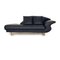 Lounger in Dark Blue Leather from Machalke, Image 1