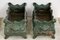 Large Antique French Louis Philippe Cast Iron Planters, Set of 2, Image 2