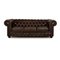 Chesterfield Three-Seater Sofa in Leather, Image 1