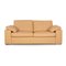 Zwei-Sitzer Sofa aus beigem Leder von Erpo 1