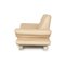 Zwei-Sitzer Sofa aus beigefarbenem Leder von Koinor Rossini 8