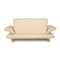 Two-Seater Sofa in Beige Leather from Koinor Rossini 7