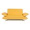 Gelbes Zwei-Sitzer Sofa von Koinor Rossini 1