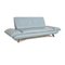 Three-Seater Sofa in Blue Leather from Koinor Rossini 3