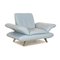 Leather Armchair in Blue from Koinor Rossini 1