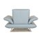 Leather Armchair in Blue from Koinor Rossini 9