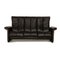 Stressless Soul Leather Three-Seater Sofa in Black 1
