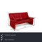 Flair Leather Two-Seater Sofa in Red from Laauser 2