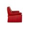 Flair Leather Two-Seater Sofa in Red from Laauser 7