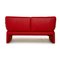 Sofá de dos plazas Flair de cuero rojo de Laauser, Imagen 8