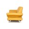 Leather Three-Seater Sofa in Yellow from Koinor Rossini 12