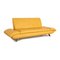 Leather Three-Seater Sofa in Yellow from Koinor Rossini 3