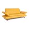 Leather Three-Seater Sofa in Yellow from Koinor Rossini 9