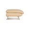 Stool in Beige Leather from Koinor Rossini 6