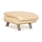 Stool in Beige Leather from Koinor Rossini 1
