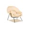 Womb Chair in Fabric with Stool from Knoll International, Image 1