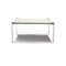 Glass Coffee Table in Silver from Draenert 5