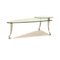 Glass Coffee Table in Silver from Rolf Benz 1