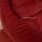 Rotes Satyr 3-Sitzer Sofa aus Stoff von Mondo 5