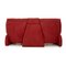 Satyr Fabric Three-Seater Sofa in Red from Mondo 8