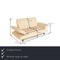 Leather Two-Seater Sofa in Cream from Koinor Rossini 2