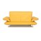 Gelbes Leder Sofa Set von Koinor Rossini, 2er Set 13