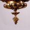 Lampadario antico in stile rococò in bronzo dorato, Immagine 7