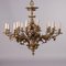Antique Rococo Style Chandelier in Gilded Bronze, Image 3