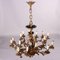 Antique Rococo Style Chandelier in Gilded Bronze, Image 9