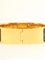 Loquet Emaille Armbanduhr in Gold von Hermes 6