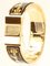 Loquet Emaille Armbanduhr in Gold von Hermes 2